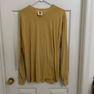 Comfort Colors Yellow T-shirt Size L